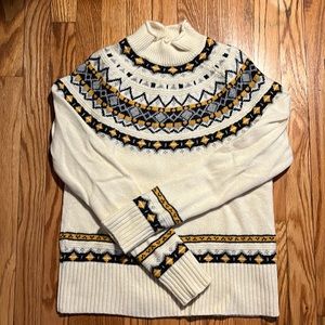 J Crew | Size S, Women’s Rollneck Sweater in Fair Isle
